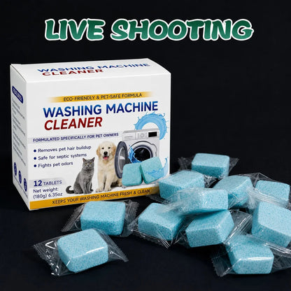 Easy-Care Washing Machine Cleaner Tablets 12 pack for Routine Upkeep