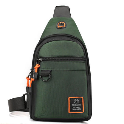 Space-Saving Waterproof Multi-pocket Crossbody Sling