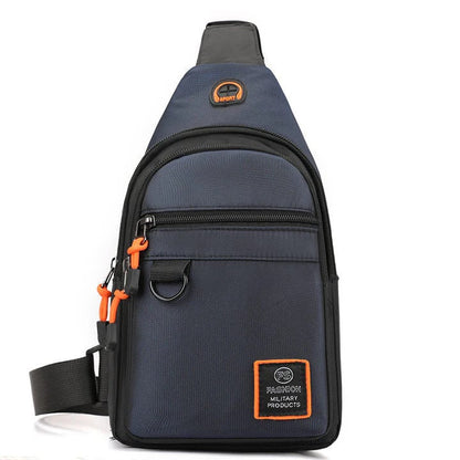 Space-Saving Waterproof Multi-pocket Crossbody Sling