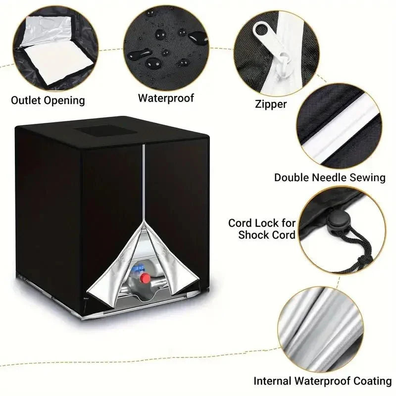 Purpose-Built Waterproof IBC Tote Cover – Heavy-Duty, UV-Blocking