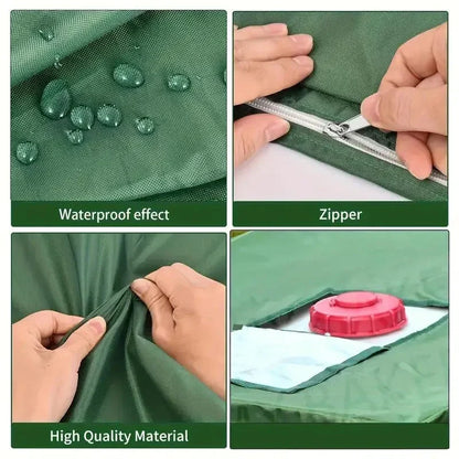 Purpose-Built Waterproof IBC Tote Cover – Heavy-Duty, UV-Blocking