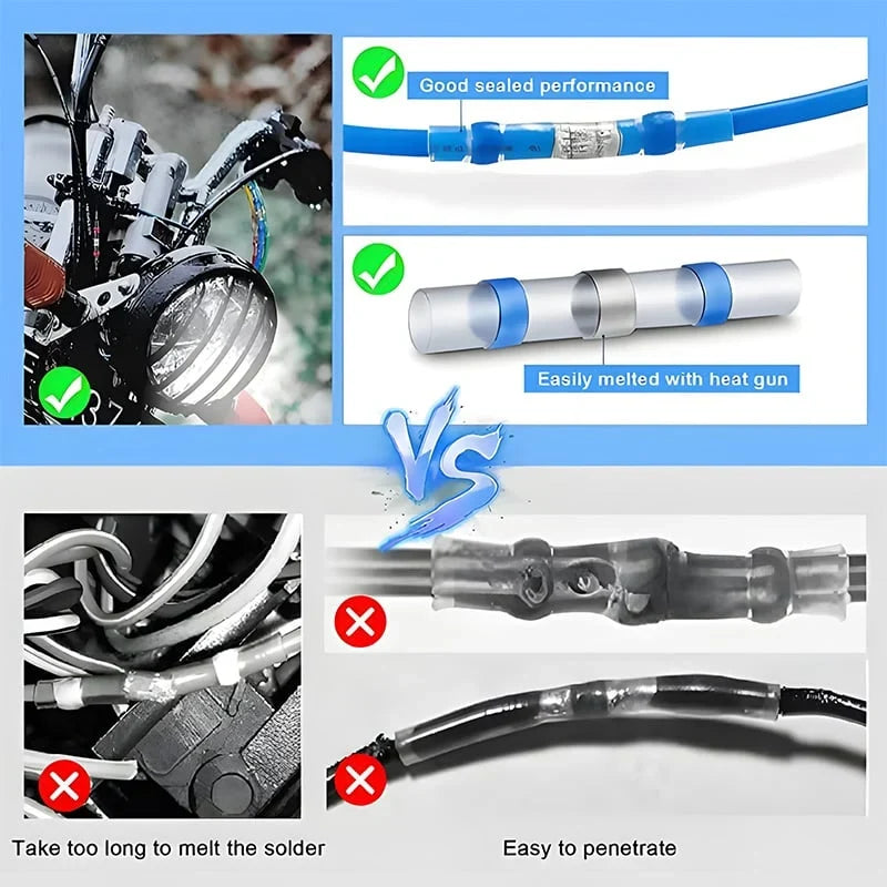 Workshop-Ready 300PCS Solder Seal Wire Connectors for Precise Repairs
