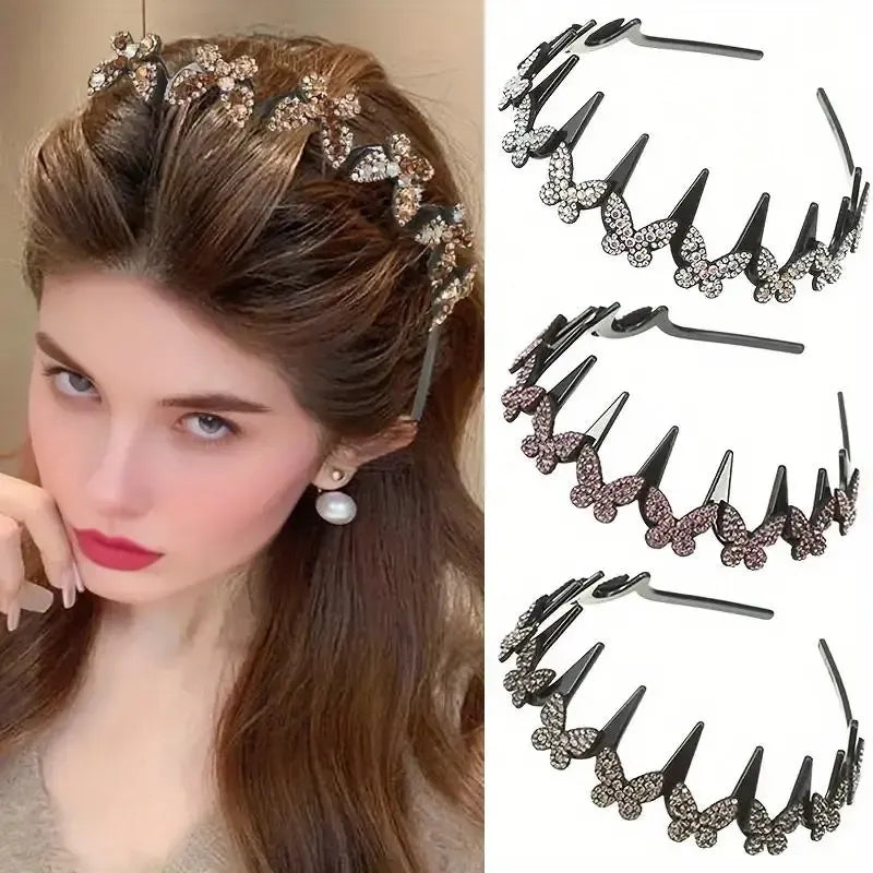Comfort-Focused 4 Pack Unisex Wavy – Headband Set for Everyday Wear