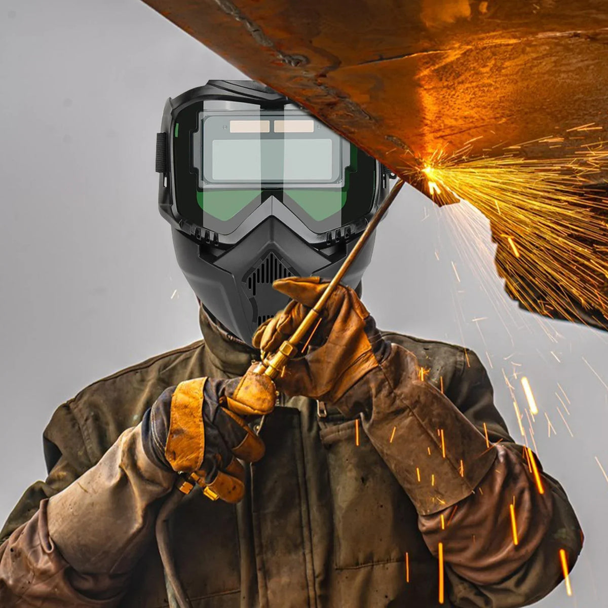 Auto-Darkening Full-Face Welding Helmet for MIG, TIG, and Arc