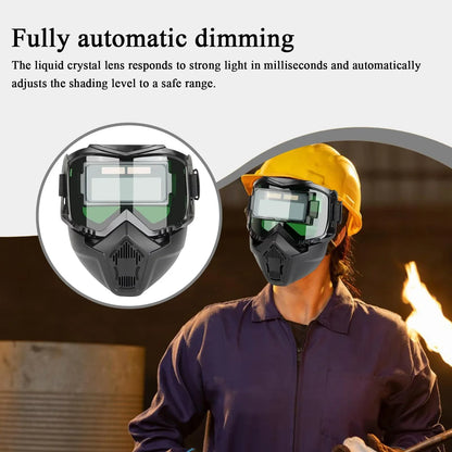 Workshop-Ready Auto-Darkening Welding Helmet for Precise Repairs