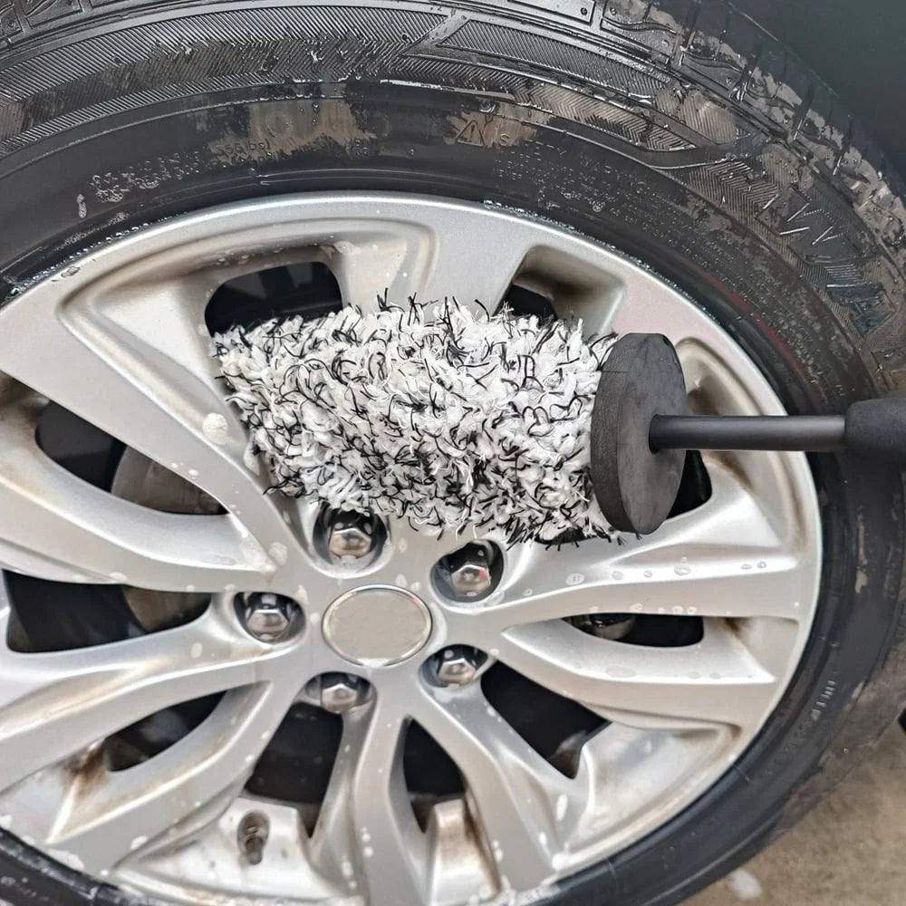 V+ Flexible Brush for Cleaning Wheel Barrels