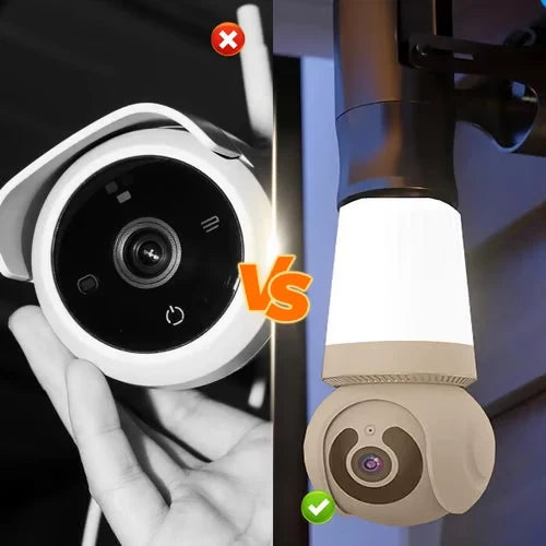 Convenient Wireless Smart Bulb Surveillance Camera for Everyday Setup