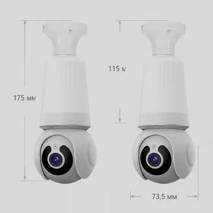 Convenient Wireless Smart Bulb Surveillance Camera for Everyday Setup