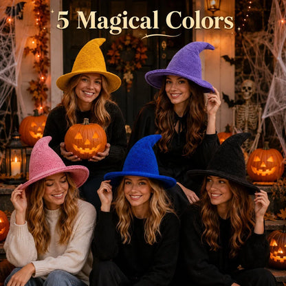 Distinctive Knitted Wizard Hat - Cozy Fantasy Costume