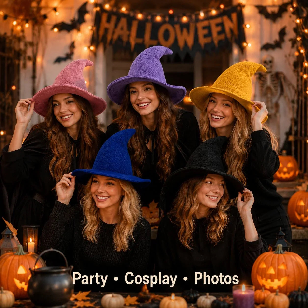 Distinctive Knitted Wizard Hat - Cozy Fantasy Costume