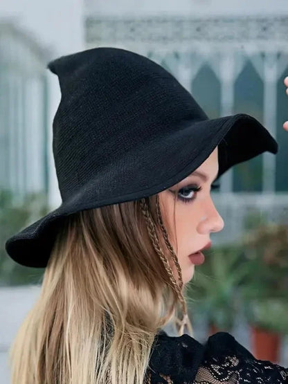 Distinctive Knitted Wizard Hat - Cozy Fantasy Costume