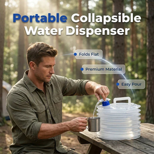 Purpose-Built Collapsible Water Container with Spigot fo – With Spigot