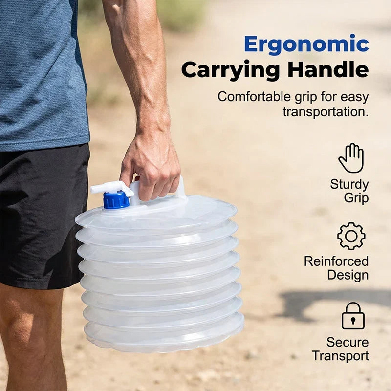 Purpose-Built Collapsible Water Container with Spigot fo – With Spigot