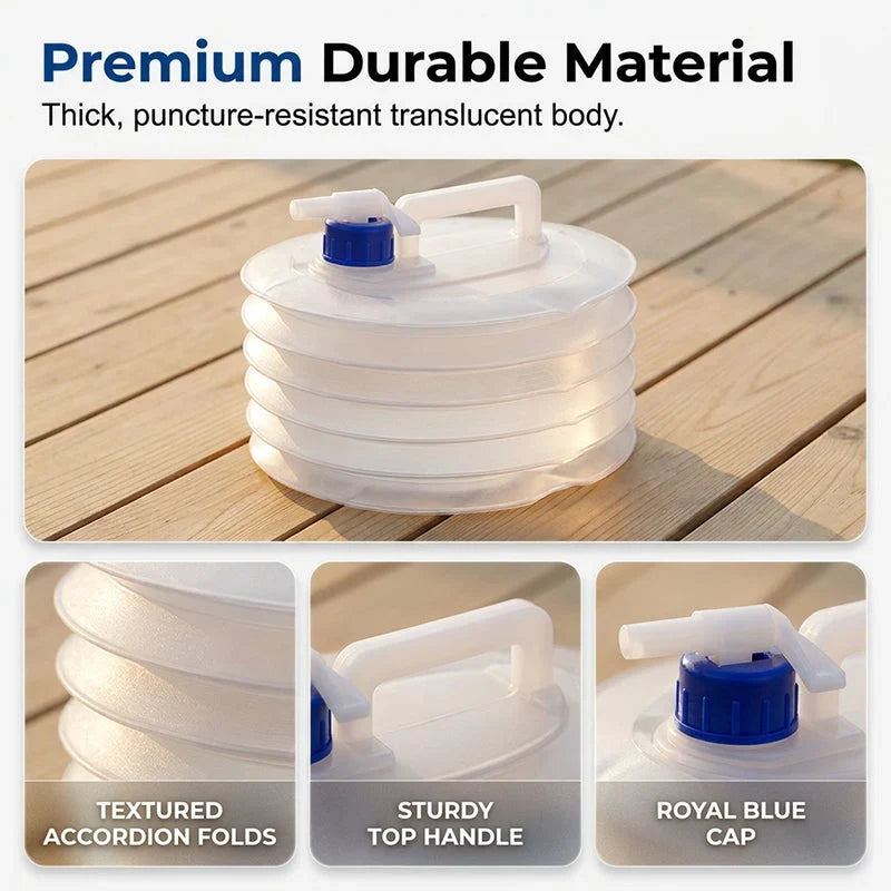 Purpose-Built Collapsible Water Container with Spigot fo – With Spigot