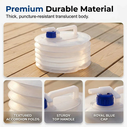 Purpose-Built Collapsible Water Container with Spigot fo – With Spigot