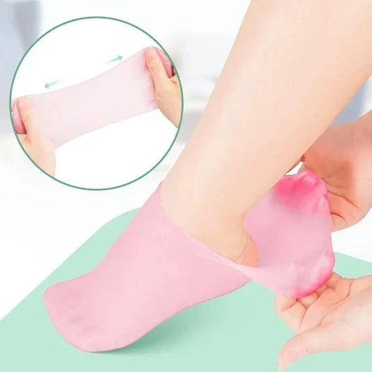 Vehicle-Ready Women's Foot Care Silicone Socks for Garage Use