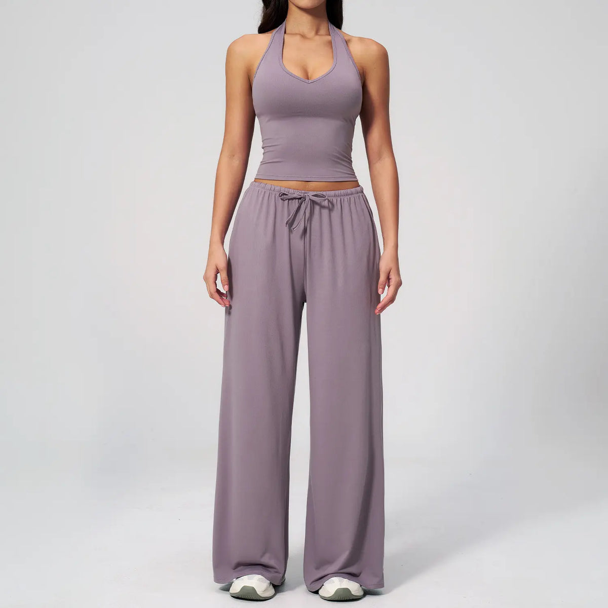 Purpose-Built Women's 2-Piece Athleisure Outfits - Polyester-Silk
