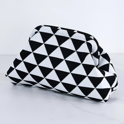 Space-Saving Women's Striped Cloud Handbag – Your New Go-To for Every