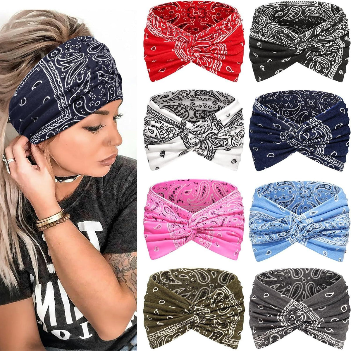 Comfort-Focused Womens Styling – Printed Headband for Everyday Wear