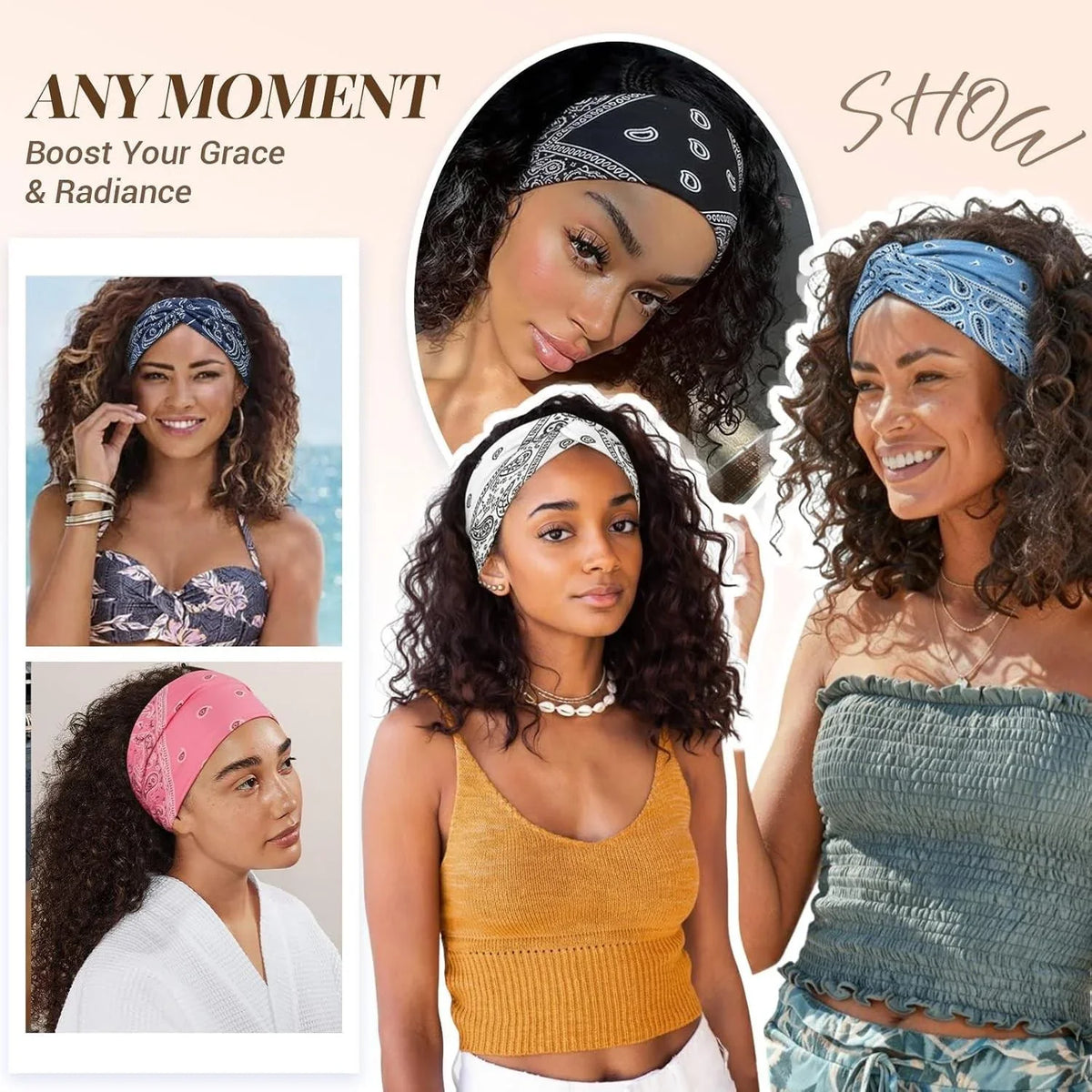 Comfort-Focused Womens Styling – Printed Headband for Everyday Wear