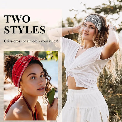 Comfort-Focused Womens Styling – Printed Headband for Everyday Wear
