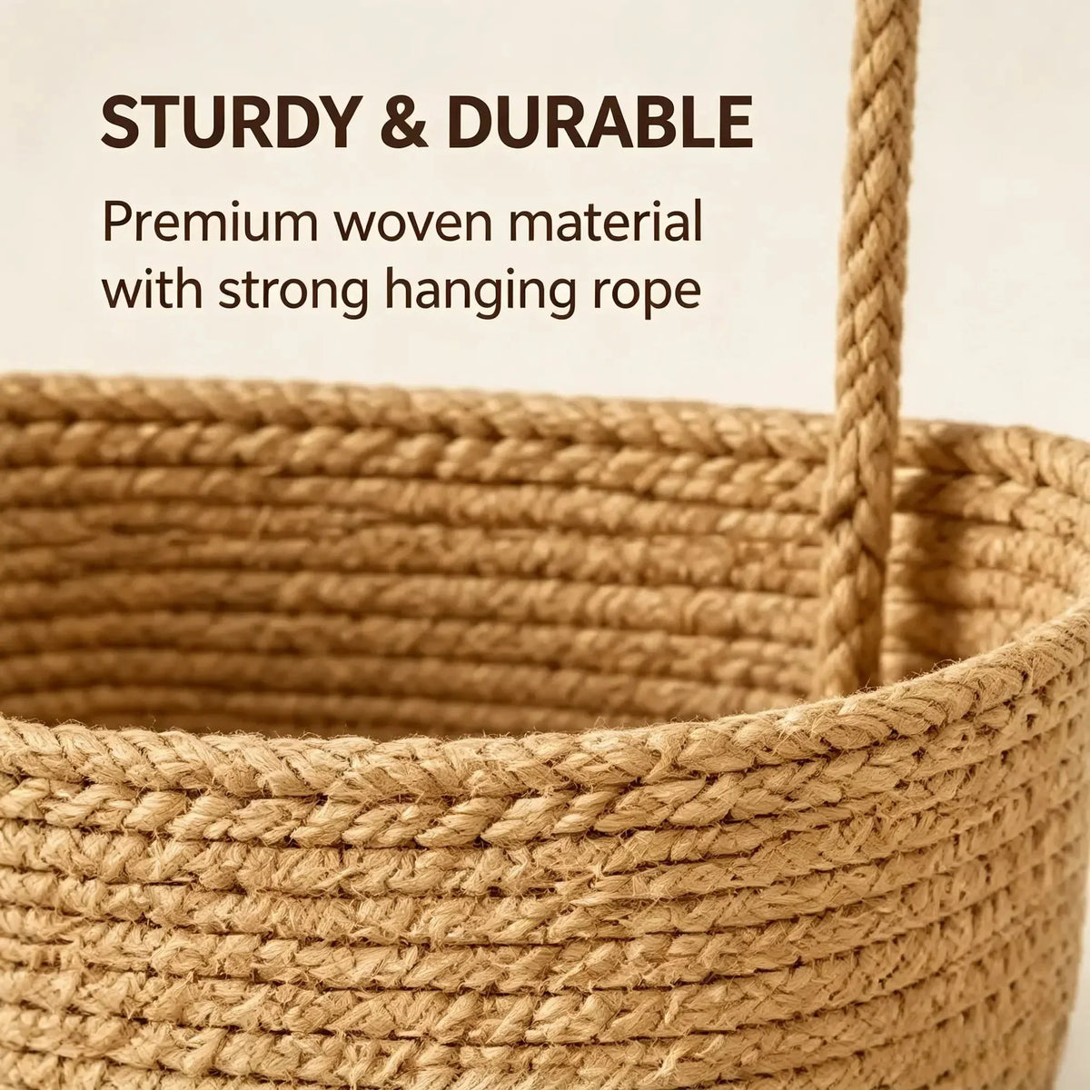 Space-Saving Woven Cotton 3-Tier Over-Door