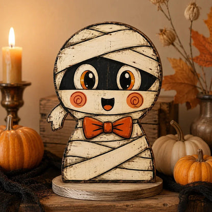 Purpose-Built Vintage Wooden Character Tabletop Decor for Everyday Use
