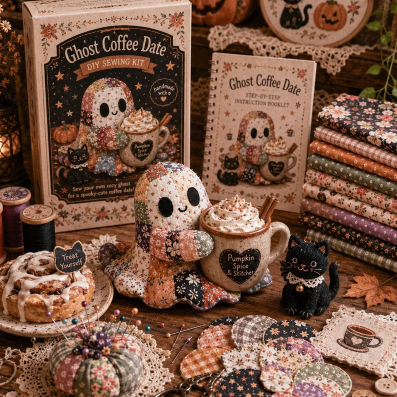 Hands-On Little Ghost’s Cozy DIY Patchwork Kit for Creative Play