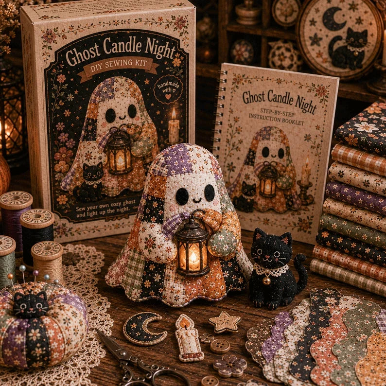 Hands-On Little Ghost’s Cozy DIY Patchwork Kit for Creative Play
