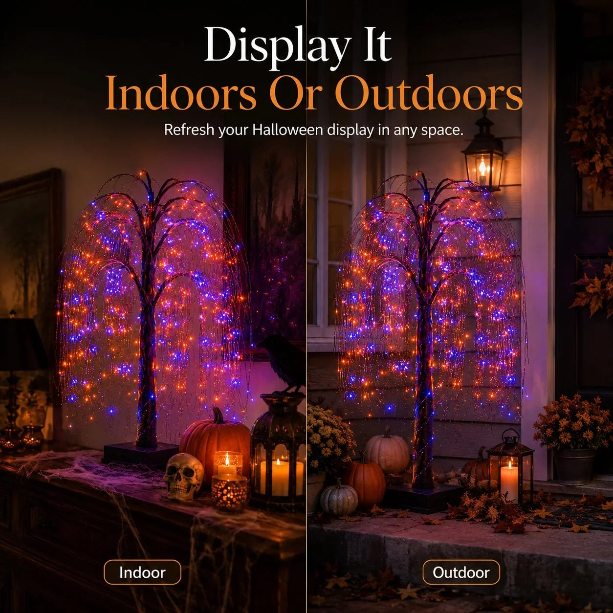 Decorative Spooky Tree Light for Focused Lighting
