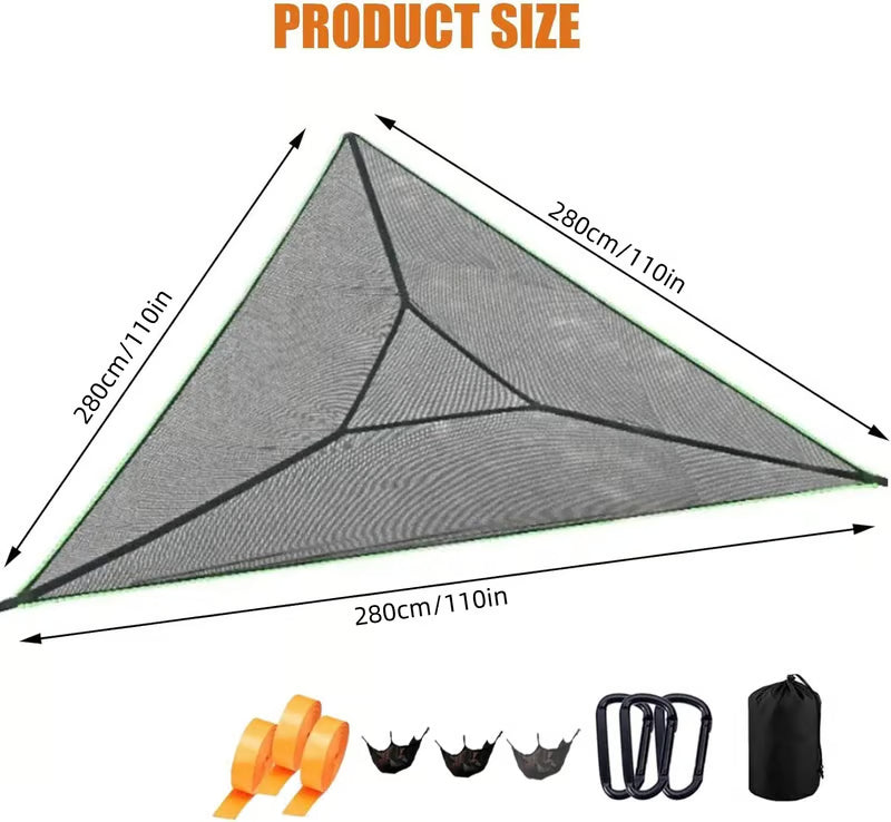 Purpose-Built Triangular Camping Hammock for Everyday Use