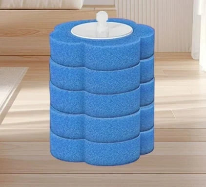 Hands-On Toilet Scrubber Kit with Self-Cleaning Disposable Pads – No