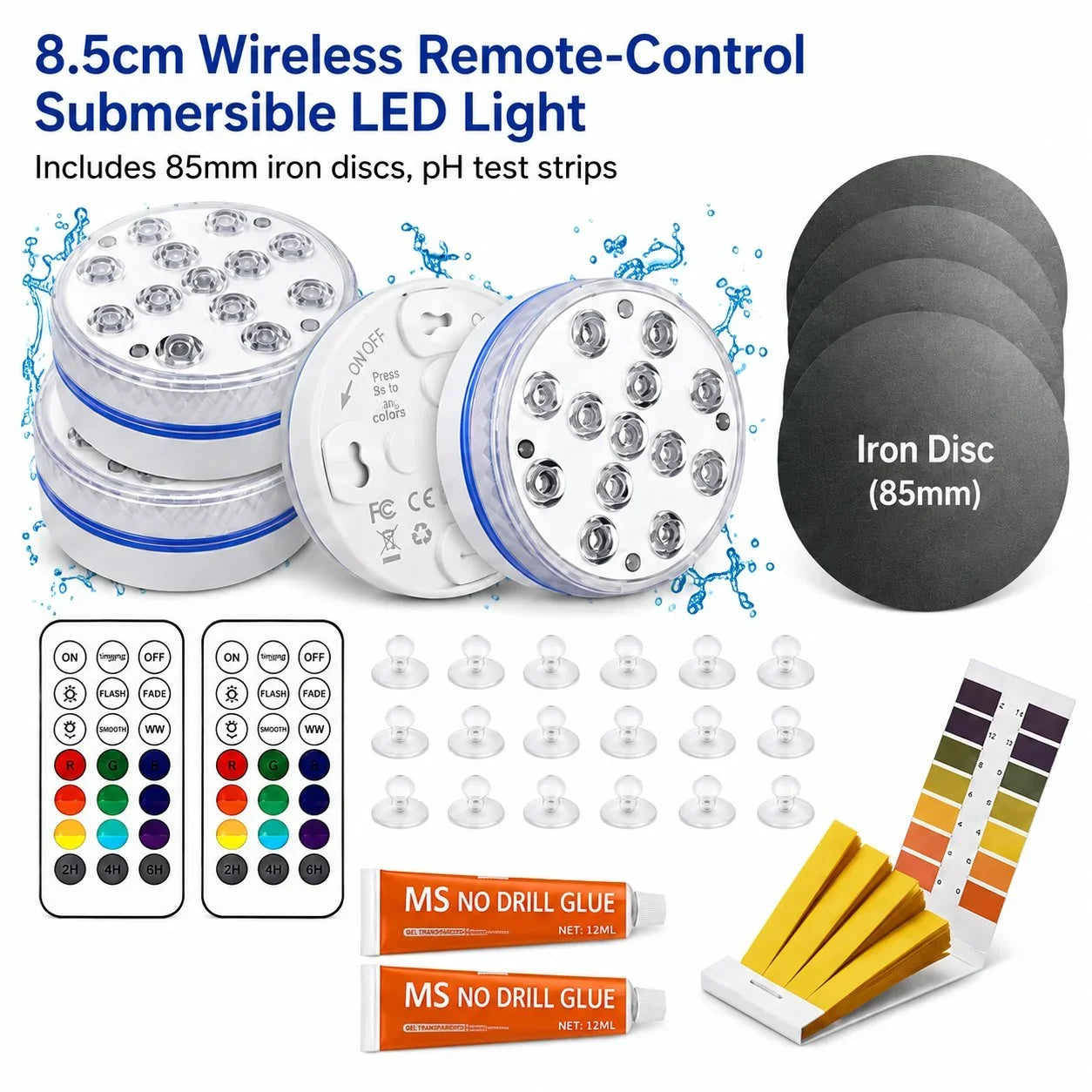 Decorative Light Up Your Pool Nights – Magnetic Waterproof LED Lights