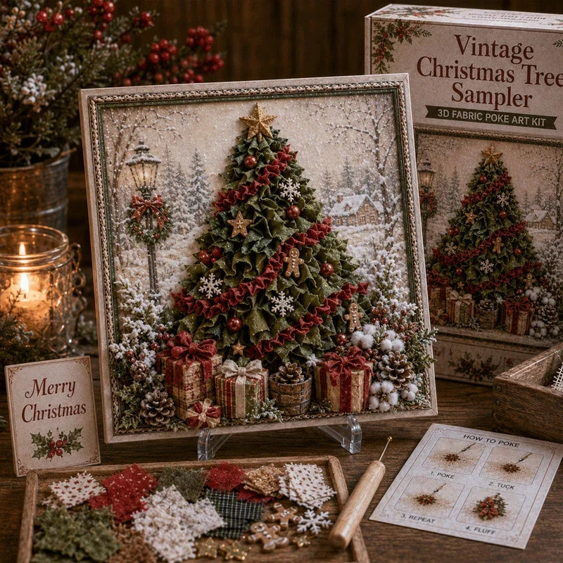Purpose-Built 3D-kerststof-poke-art-set for Everyday Use