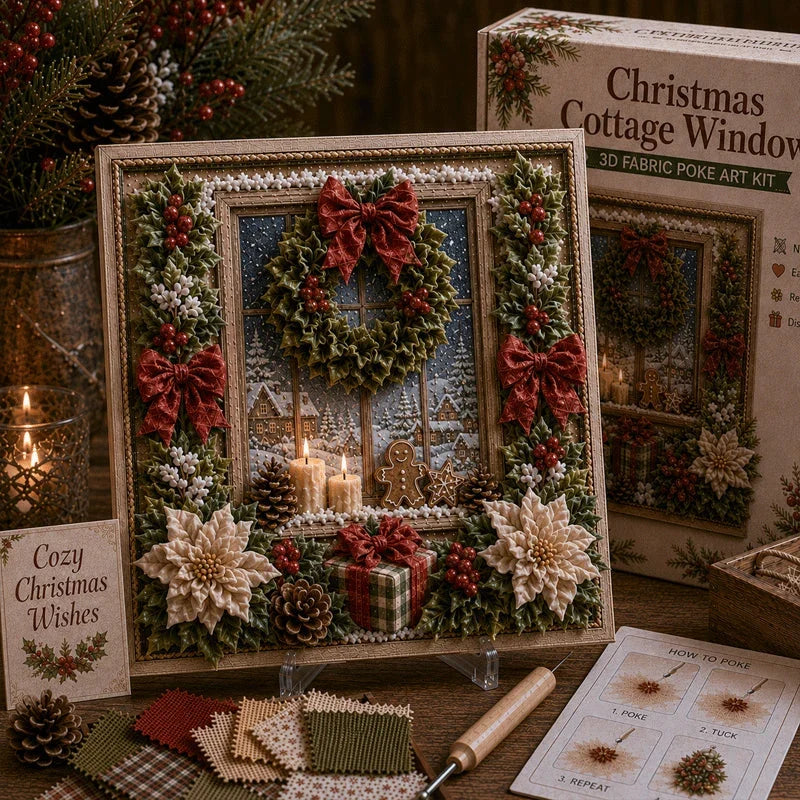 Purpose-Built 3D-kerststof-poke-art-set for Everyday Use