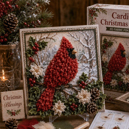 Purpose-Built 3D-kerststof-poke-art-set for Everyday Use