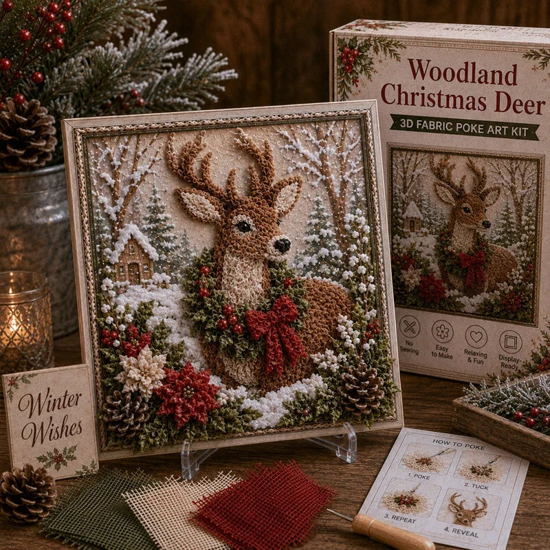 Purpose-Built 3D-kerststof-poke-art-set for Everyday Use