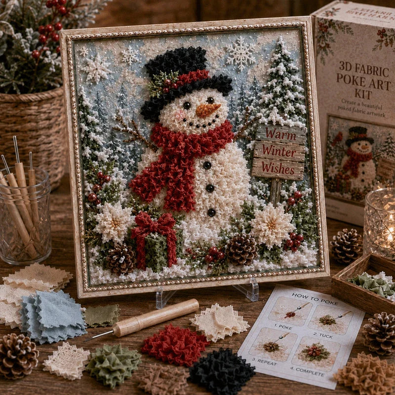 Purpose-Built 3D-kerststof-poke-art-set for Everyday Use