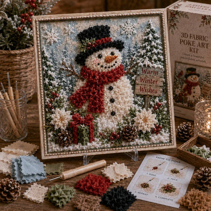 Purpose-Built 3D-kerststof-poke-art-set for Everyday Use