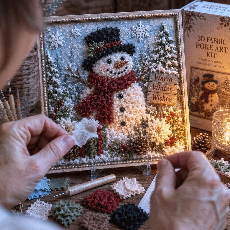 Purpose-Built 3D-kerststof-poke-art-set for Everyday Use