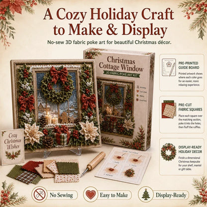 Purpose-Built 3D-kerststof-poke-art-set for Everyday Use