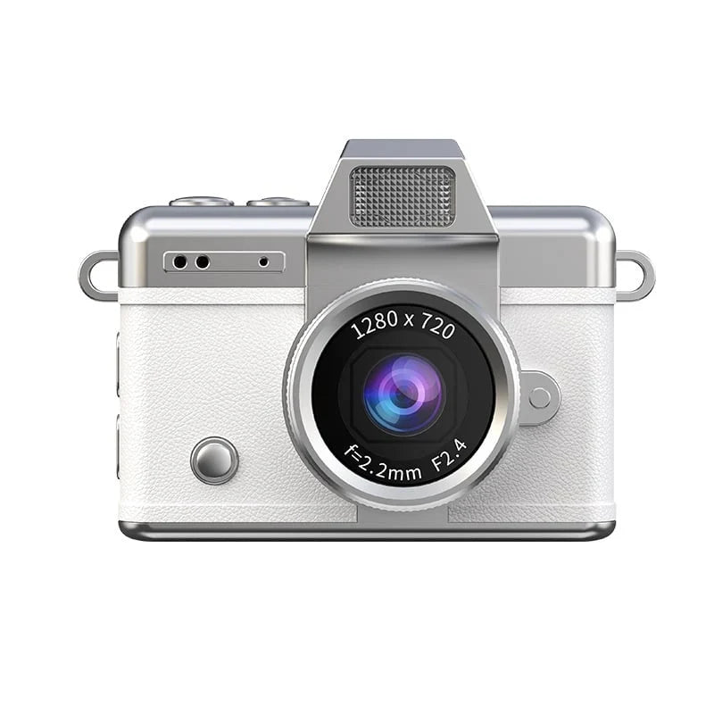 Purpose-Built Retro Mini Digital Camera – 1080P Flip Screen, Keychain