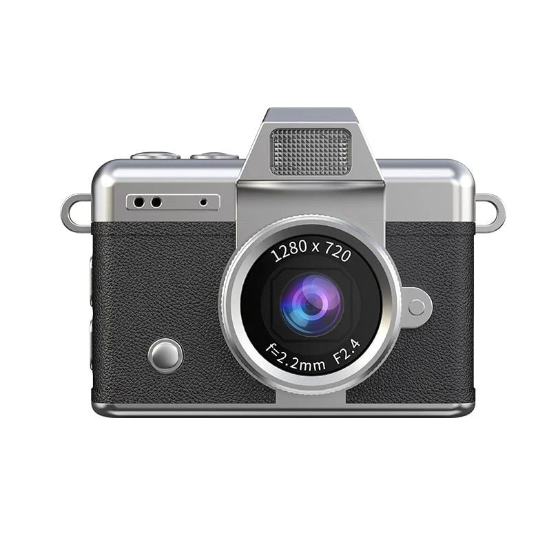 Purpose-Built Retro Mini Digital Camera – 1080P Flip Screen, Keychain