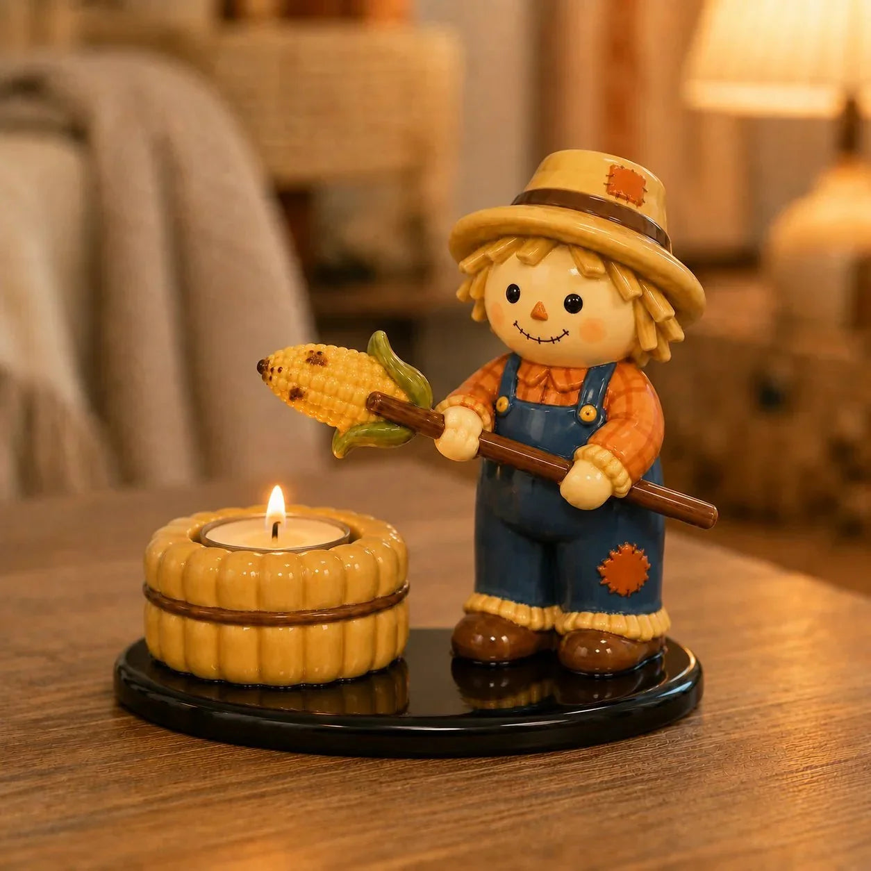 Decorative Campfire Tealight Holder for Focused Lighting