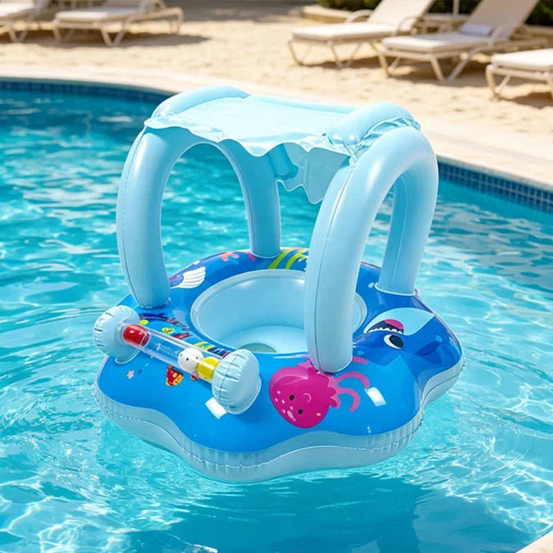 Purpose-Built Yacht-Shaped Inflatable Kids Pool Float for Everyday Use