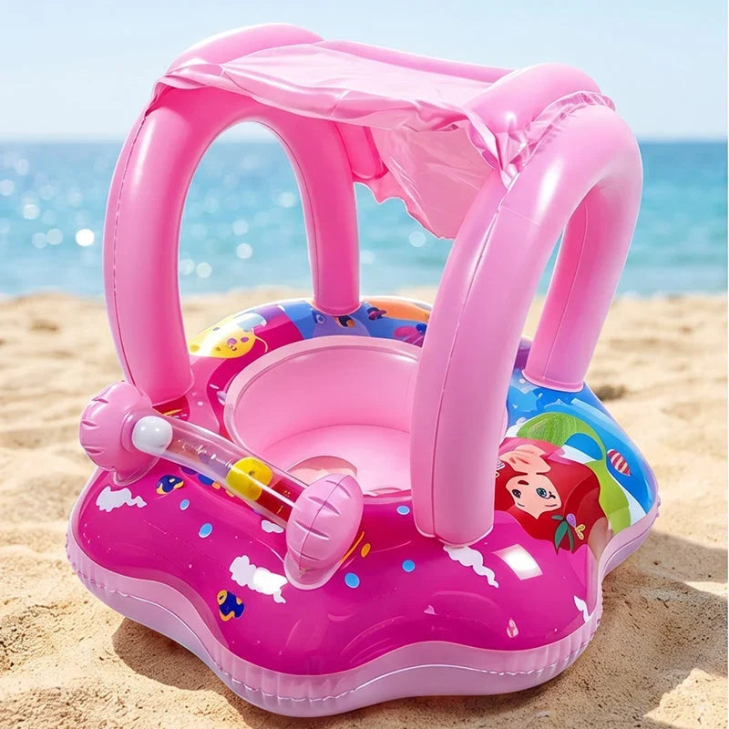 Purpose-Built Yacht-Shaped Inflatable Kids Pool Float for Everyday Use
