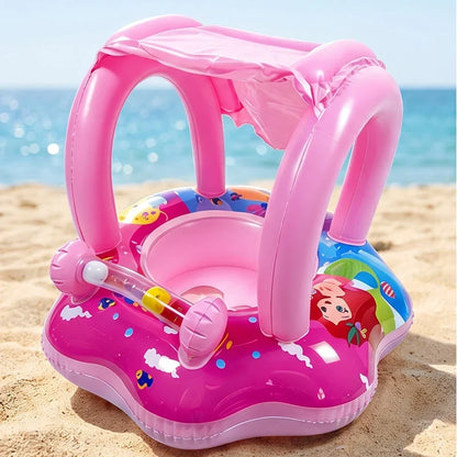 Purpose-Built Yacht-Shaped Inflatable Kids Pool Float for Everyday Use