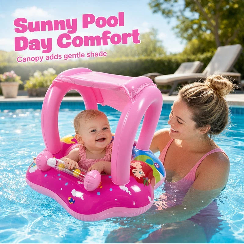 Purpose-Built Yacht-Shaped Inflatable Kids Pool Float for Everyday Use