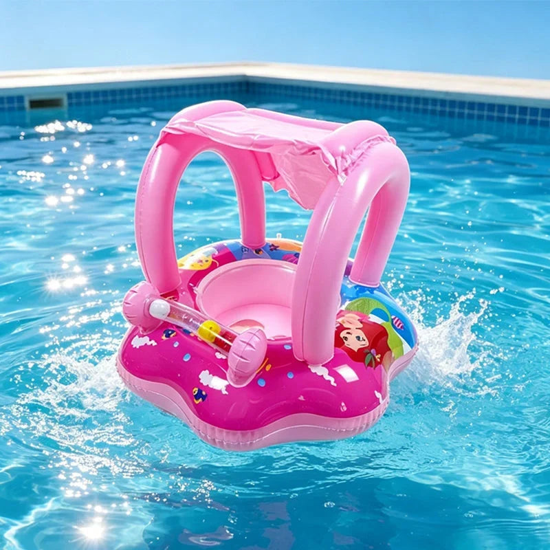 Purpose-Built Yacht-Shaped Inflatable Kids Pool Float for Everyday Use