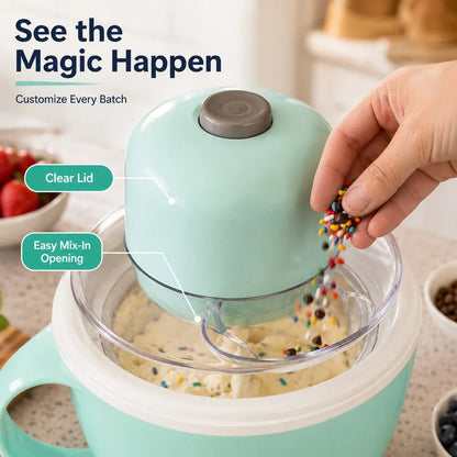 Purpose-Built USB Family DIY Ice Cream Maker for Everyday Use
